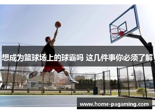 想成为篮球场上的球霸吗 这几件事你必须了解