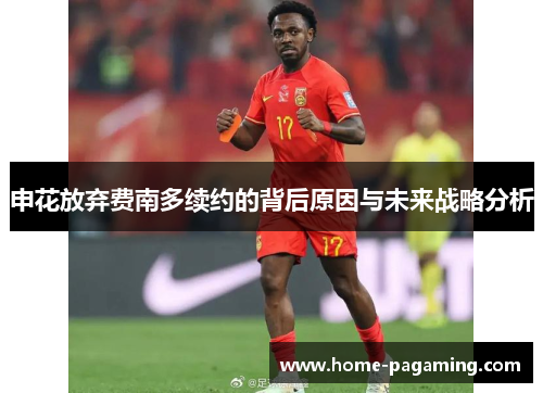 申花放弃费南多续约的背后原因与未来战略分析